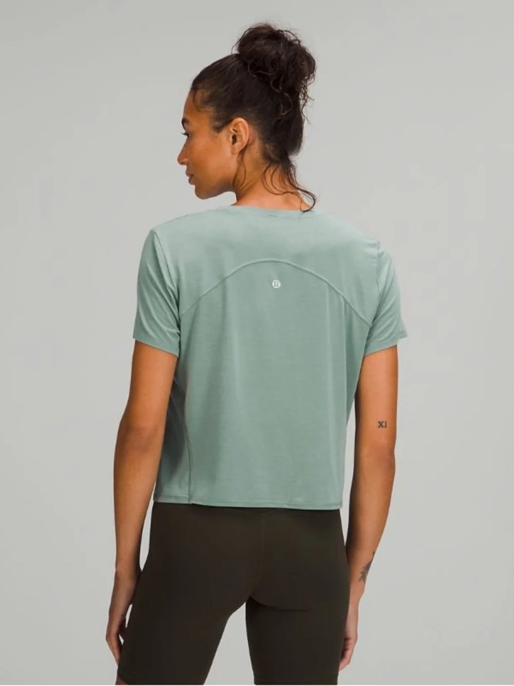 lululemon Action Always Short Sleeve Tee Shirt *Graphic TIDT Tidewater Teal 12